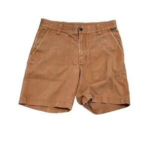 Howler Bros Shorts Mens 38 Cornerstone Utility Outdoor Brown Chino 8 In Gorpcore